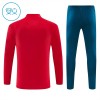 Portugal Trainings Sweatshirt Kwart-Zip 2026-27 Rode - Kind