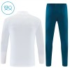Portugal Trainings Sweatshirt Kwart-Zip 2026-27 Witte - Kind