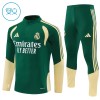 Real Madrid Trainings Sweatshirt Kwart-Zip 2026-27 Groene - Kind Real Madrid Trainings Sweatshirt Kwart-Zip 2026-27 Groene - Kind
