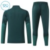 Real Madrid Trainings Sweatshirt Kwart-Zip 2026-27 Groene - Kind