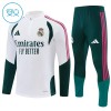 Real Madrid Trainings Sweatshirt Kwart-Zip 2026-27 Witte - Kind Real Madrid Trainings Sweatshirt Kwart-Zip 2026-27 Witte - Kind