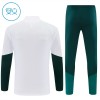 Real Madrid Trainings Sweatshirt Kwart-Zip 2026-27 Witte - Kind