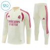 Real Madrid Trainings Sweatshirt Kwart-Zip 2026-27 Witte - Kind Real Madrid Trainings Sweatshirt Kwart-Zip 2026-27 Witte - Kind