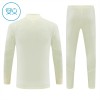 Real Madrid Trainings Sweatshirt Kwart-Zip 2026-27 Witte - Kind