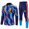 Spanje Trainings Sweatshirt Kwart-Zip 2026-27 Blauwe Spanje Trainings Sweatshirt Kwart-Zip 2026-27 Blauwe