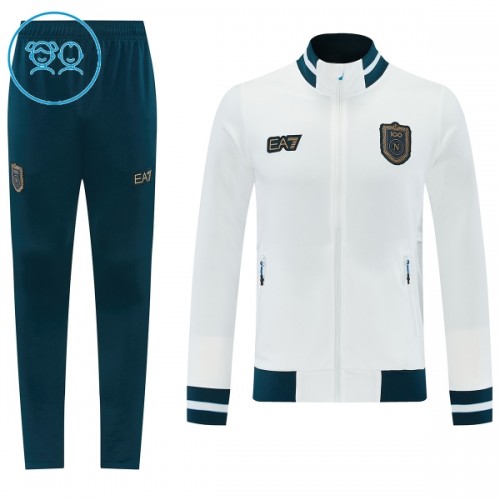 SSC Napoli Trainingsjack Pak 2026-27 Witte - Kind SSC Napoli Trainingsjack Pak 2026-27 Witte - Kind
