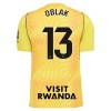 Atlético Madrid Oblak 13 Voetbalshirt Doelman 2026-27 gele Atlético Madrid Oblak 13 Voetbalshirt Doelman 2026-27 gele