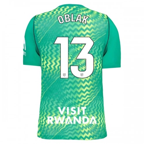 Atlético Madrid Oblak 13 Voetbalshirt Doelman 2026-27 Groene Atlético Madrid Oblak 13 Voetbalshirt Doelman 2026-27 Groene