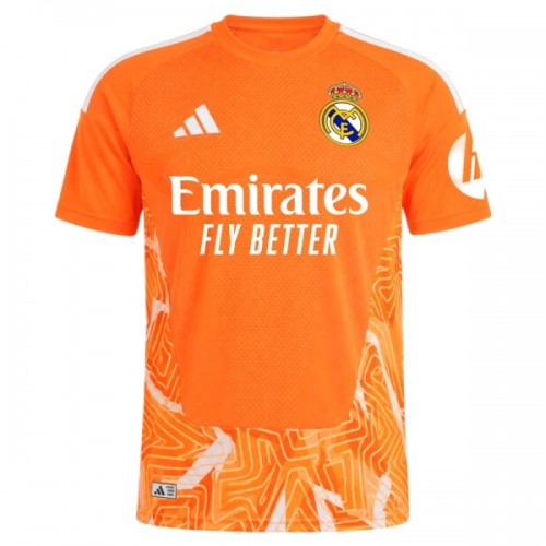 Real Madrid Orange Version Voetbalshirt Doelman 2026-27 Real Madrid Orange Version Voetbalshirt Doelman 2026-27