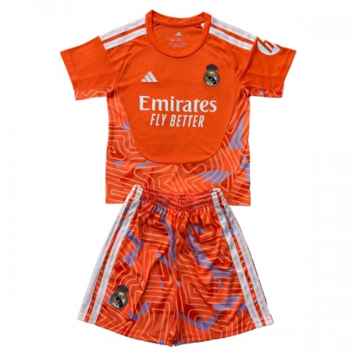 Real Madrid Orange Version Voetbaltenue Doelman 2026-27 - Kind Real Madrid Orange Version Voetbaltenue Doelman 2026-27 - Kind