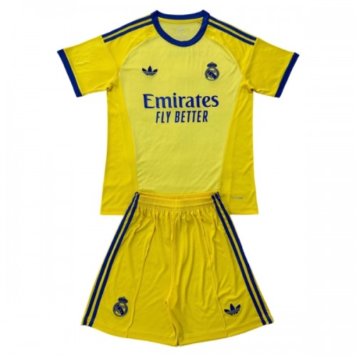 Real Madrid Voetbaltenue Doelman 2026-27 gele - Kind Real Madrid Voetbaltenue Doelman 2026-27 gele - Kind