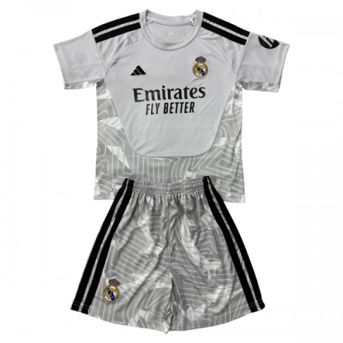 Real Madrid Voetbaltenue Doelman 2026-27 Grijze - Kind Real Madrid Voetbaltenue Doelman 2026-27 Grijze - Kind