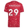 Liverpool B. Barcola 29 Voetbalshirt Thuis 2026-27 Liverpool B. Barcola 29 Voetbalshirt Thuis 2026-27