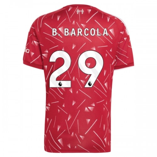 Liverpool B. Barcola 29 Voetbalshirt Thuis 2026-27 Liverpool B. Barcola 29 Voetbalshirt Thuis 2026-27