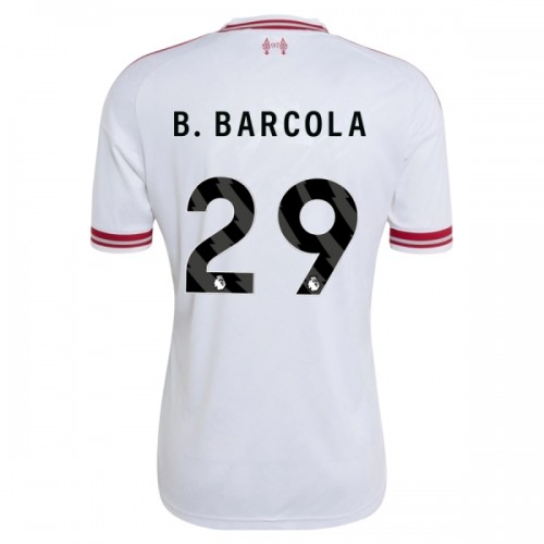 Liverpool B. Barcola 29 Voetbalshirt Uit 2026-27 Liverpool B. Barcola 29 Voetbalshirt Uit 2026-27
