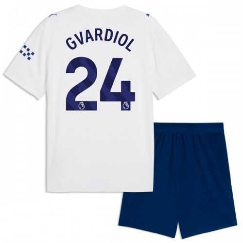 Manchester City Gvardiol 24 Voetbaltenue 3e 2026-27 - Kind Manchester City Gvardiol 24 Voetbaltenue 3e 2026-27 - Kind