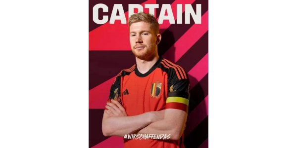 De Bruyne nieuwe aanvoerder van België