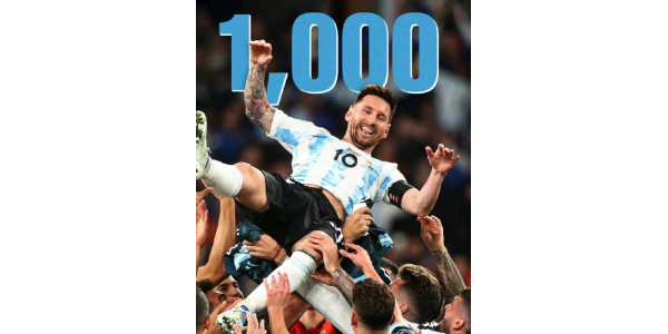 Messi's eerste doelpunt in de knock-outronde van het WK is een stap dichter bij de koning