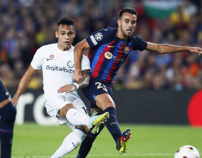 Barcelona 3-3 Inter Milaan, weinig hoop op kwalificatie