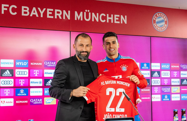 Bayern huurt vleugelverdediger Cancelo met een afkoopsom van 70 miljoen euro