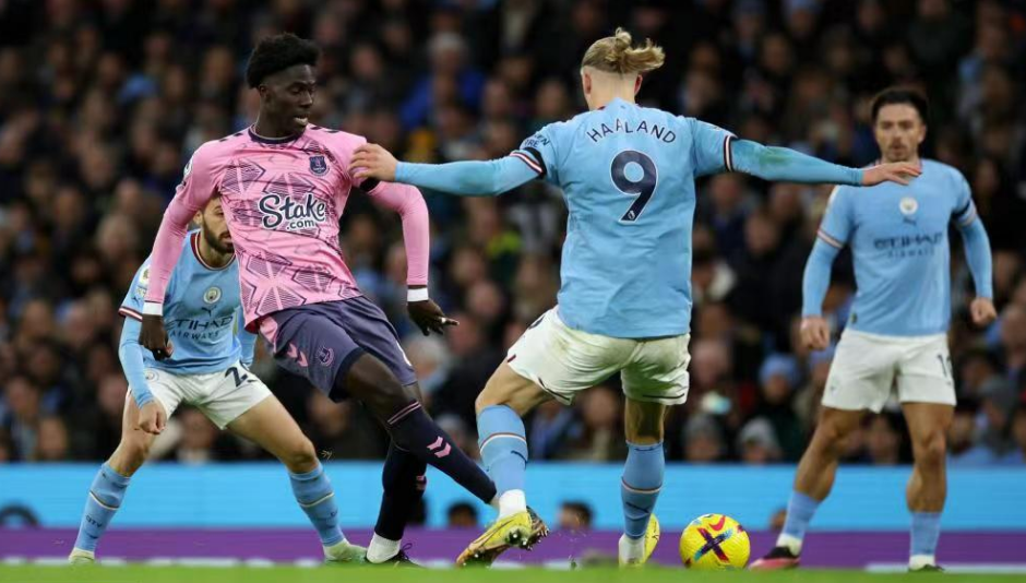 Haaland scoorde opeenvolgende doelpunten, Manchester City 1-1 Everton